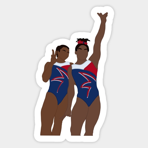 Biles and Chiles Sticker by GrellenDraws